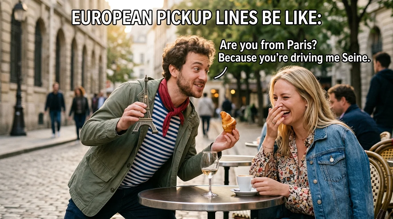 European pickup lines to ask a girl