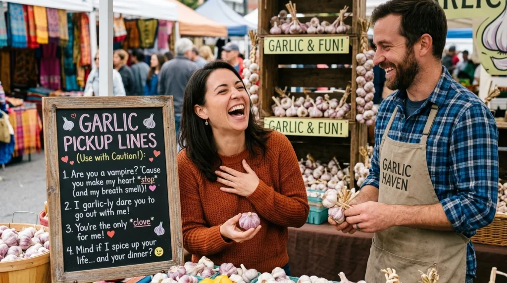 garlic pickup lines