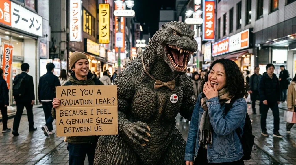 godzilla pickup lines