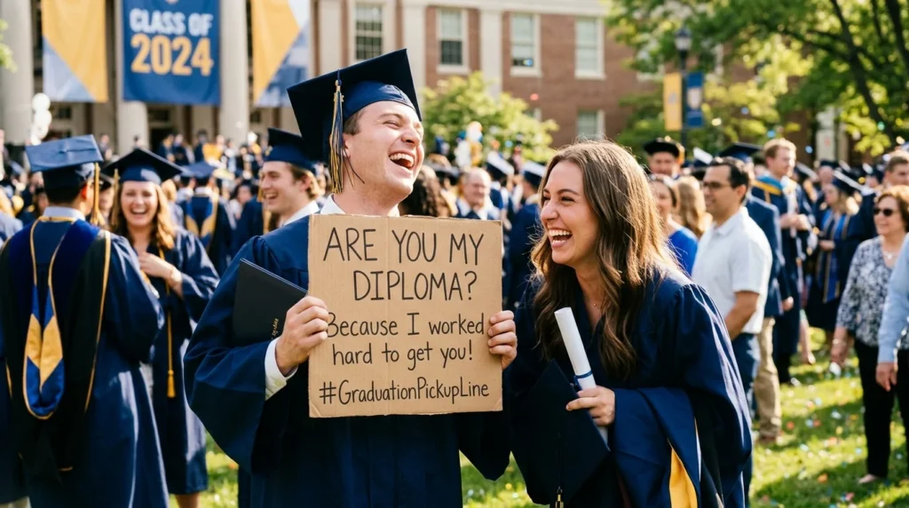 graduation pickup lines