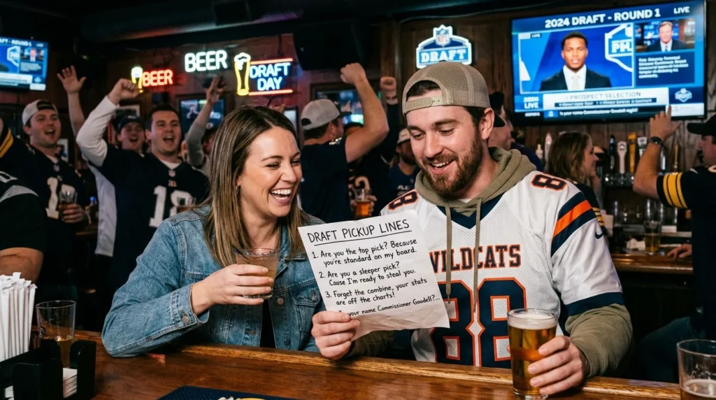 draft pickup lines