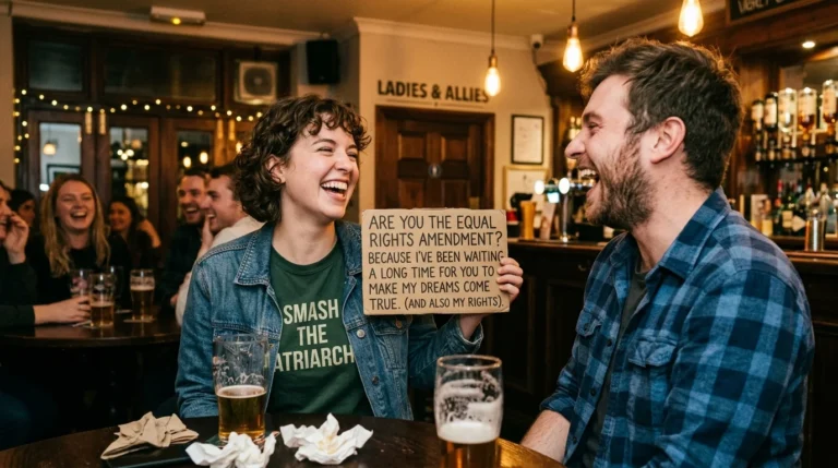 feminist pickup lines