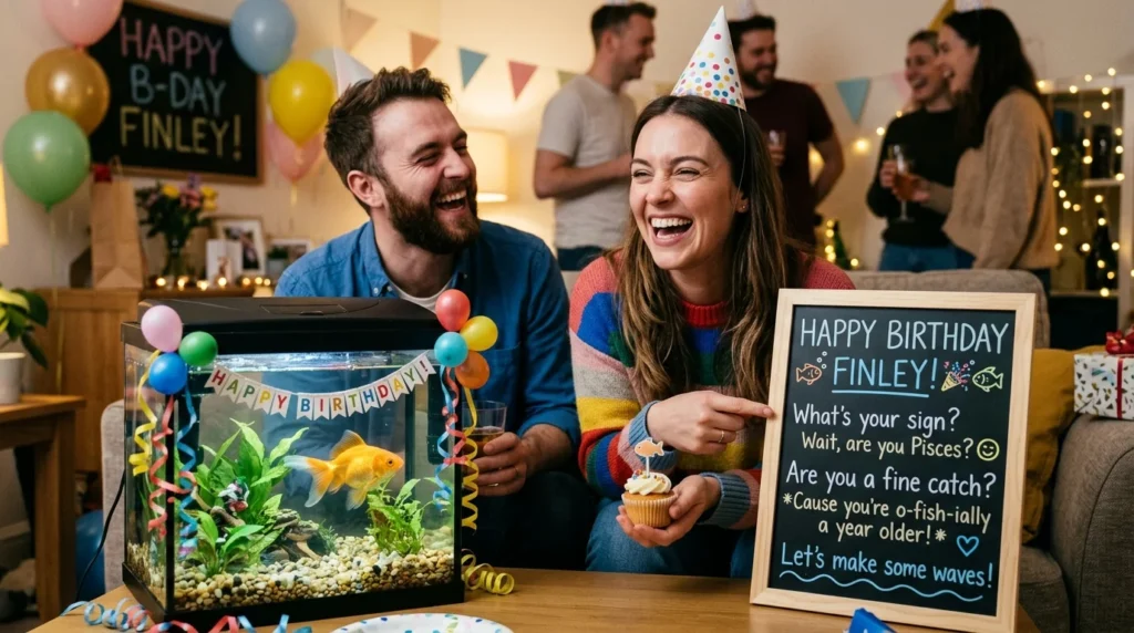 fish birthday pickup lines